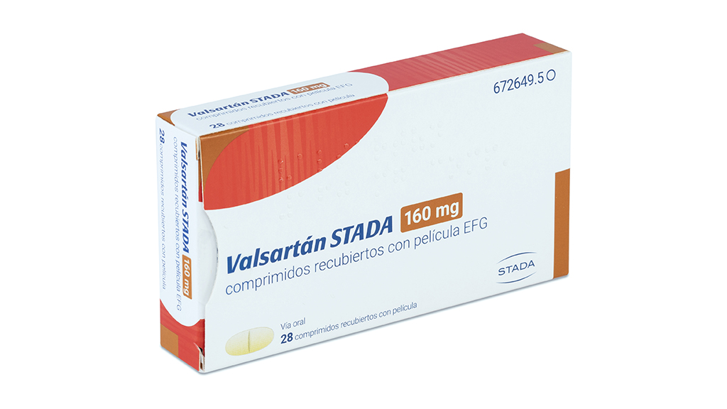 VALSARTAN STADA EFG 160 mg 56 COMPRIMIDOS RECUBIERTOS