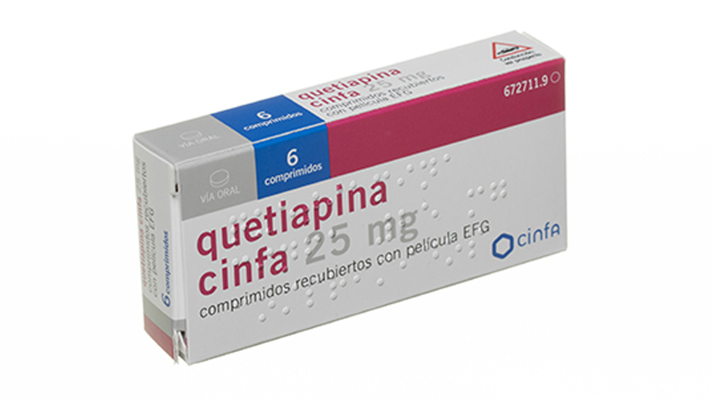 QUETIAPINA CINFA EFG 25 mg 60 COMPRIMIDOS RECUBIERTOS - Farmacéuticos