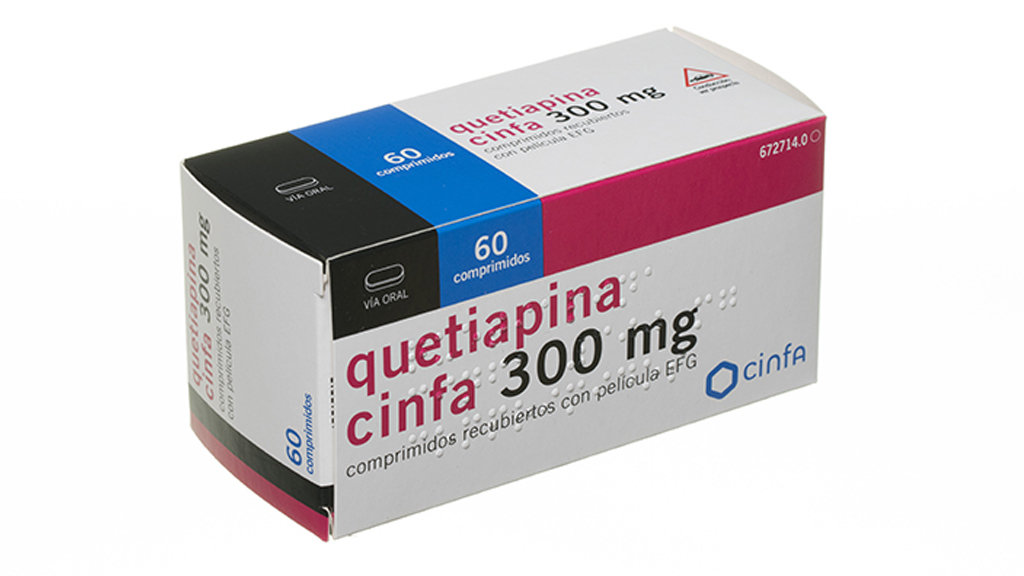 QUETIAPINA CINFA EFG 300 mg 60 COMPRIMIDOS RECUBIERTOS