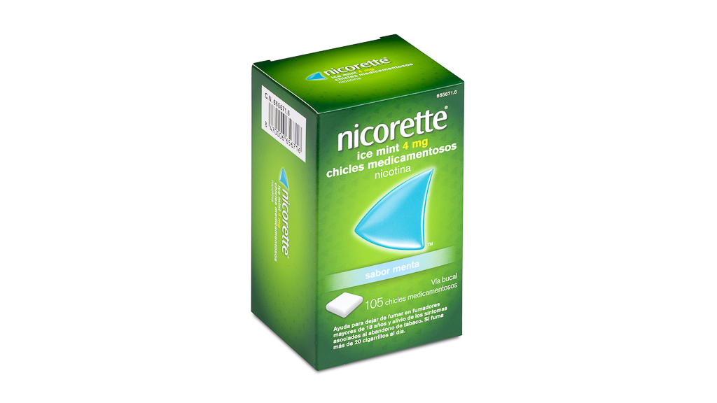 NICORETTE 4 mg CHICLES MEDICAMENTOSOS, 30 chicle