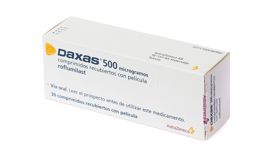 DAXAS 500 microgramos 30 COMPRIMIDOS RECUBIERTOS