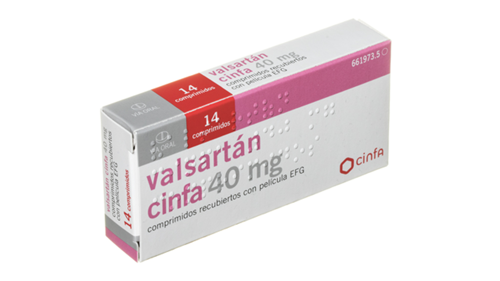 VALSARTAN CINFA EFG 40 mg 280 COMPRIMIDOS RECUBIERTOS