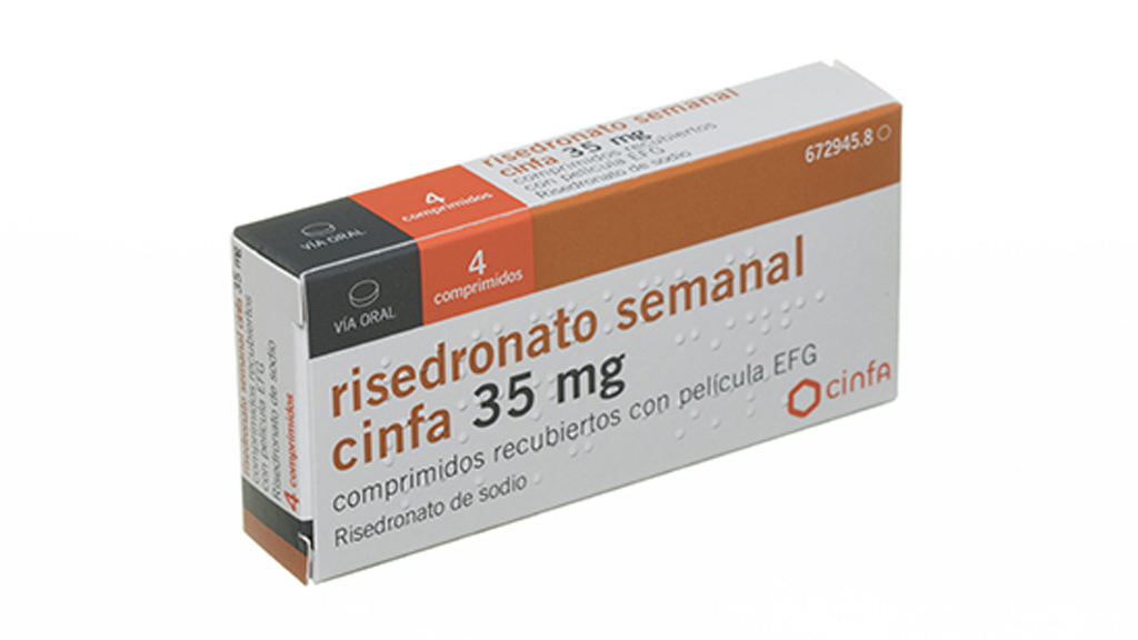 RISEDRONATO SEMANAL CINFA EFG 35 mg 4 COMPRIMIDOS RECUBIERTOS