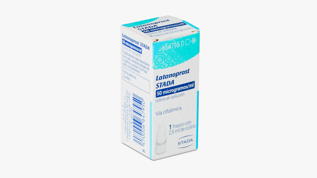 LATANOPROST STADA 50 microgramos/ml COLIRIO EN SOLUCION 1 FRASCO 2,5 ml