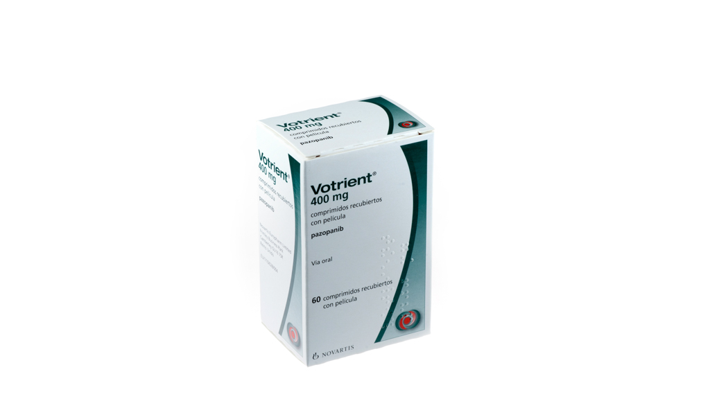 VOTRIENT 400 mg 60 COMPRIMIDOS RECUBIERTOS