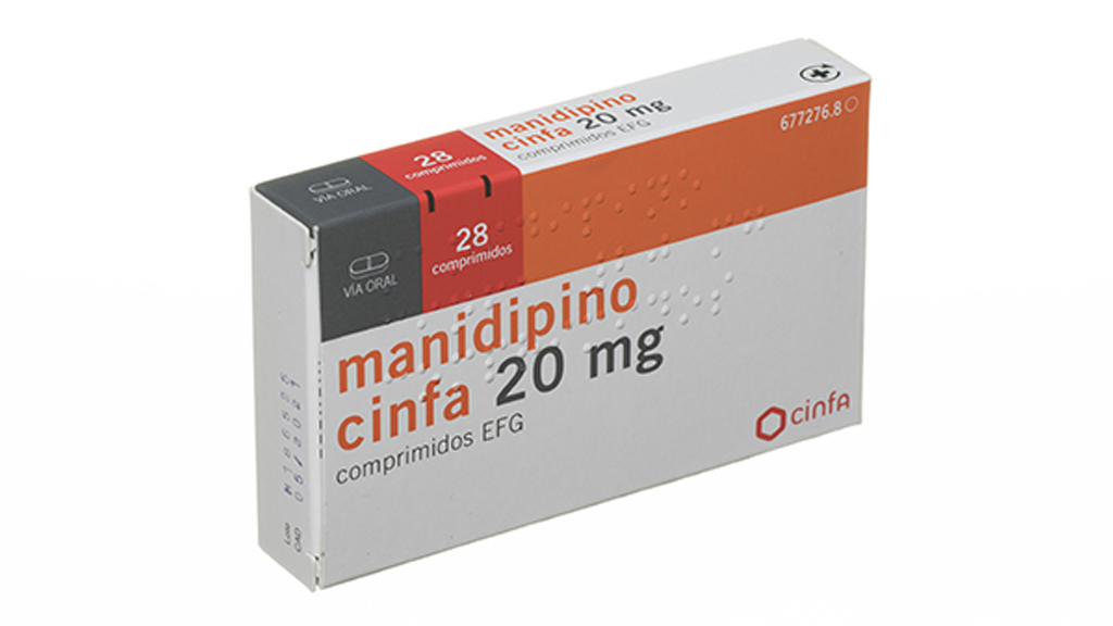 MANIDIPINO CINFA EFG 20 mg 28 COMPRIMIDOS