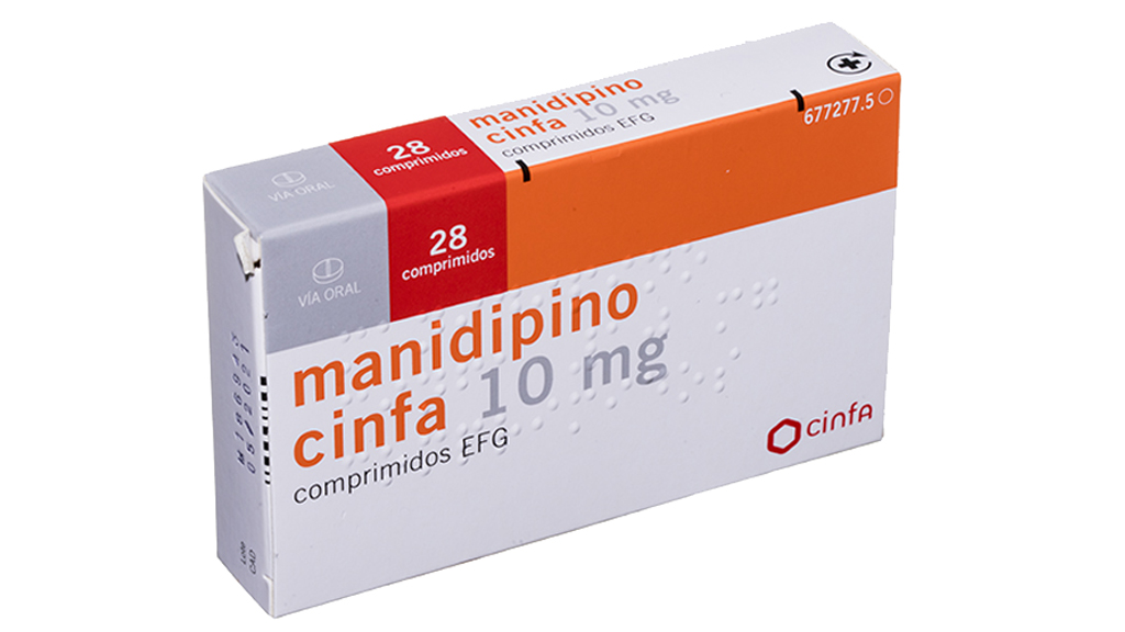 MANIDIPINO CINFA EFG 10 mg 28 COMPRIMIDOS