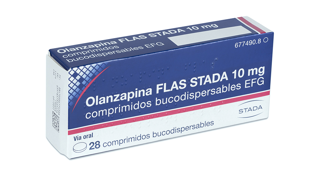 OLANZAPINA FLAS STADA EFG 10 mg 56 COMPRIMIDOS BUCODISPERSABLES BLISTER OPA/Al-PVC/Al