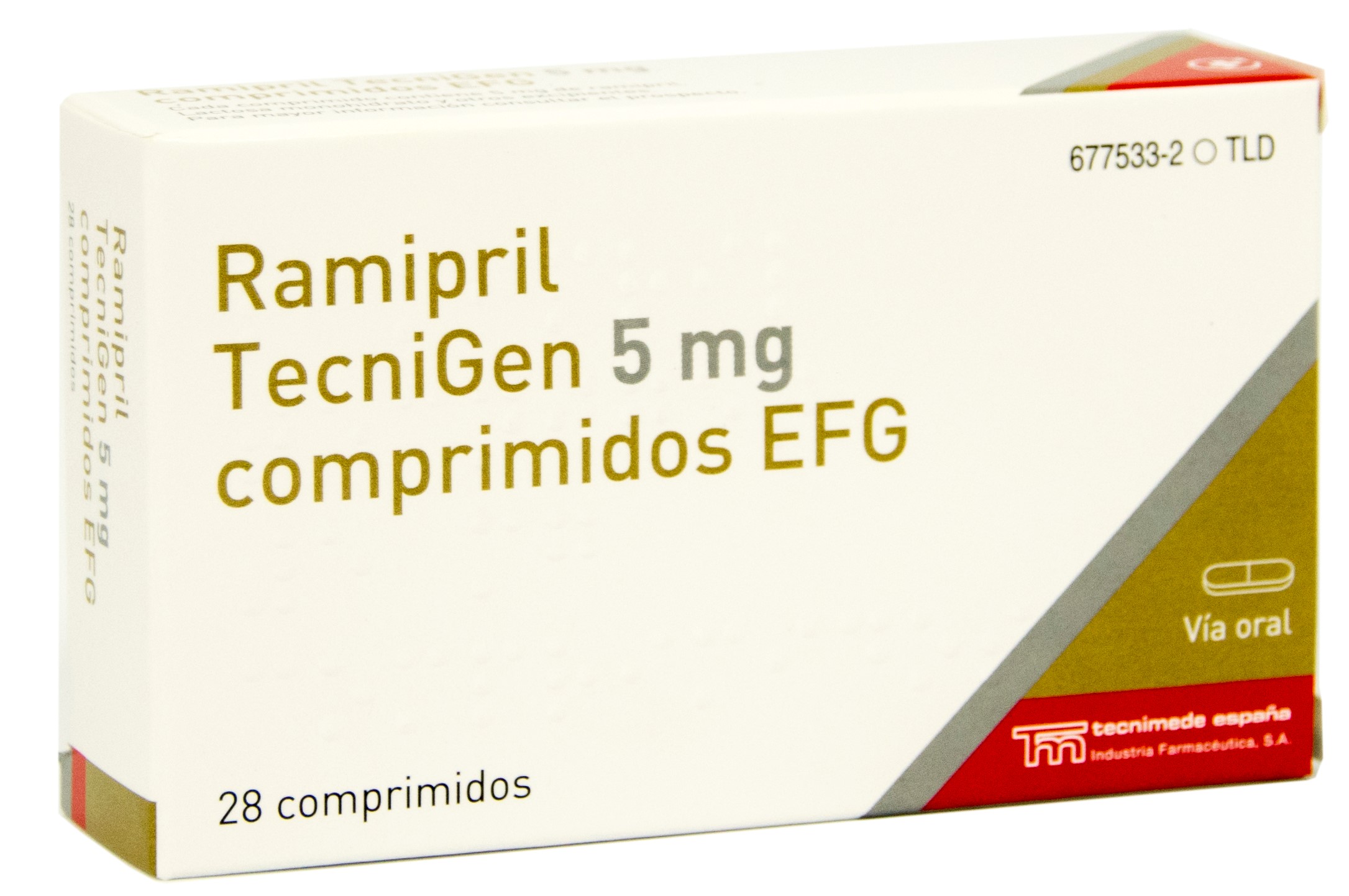 RAMIPRIL TECNIGEN EFG 5 mg 28 COMPRIMIDOS