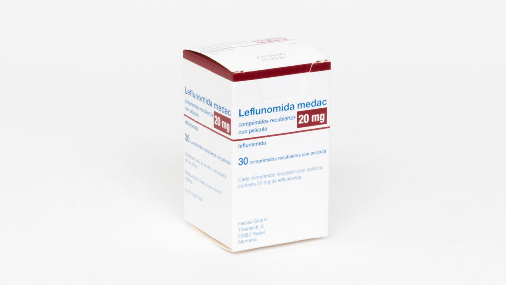 LEFLUNOMIDA MEDAC EFG 20 mg 30 COMPRIMIDOS RECUBIERTOS