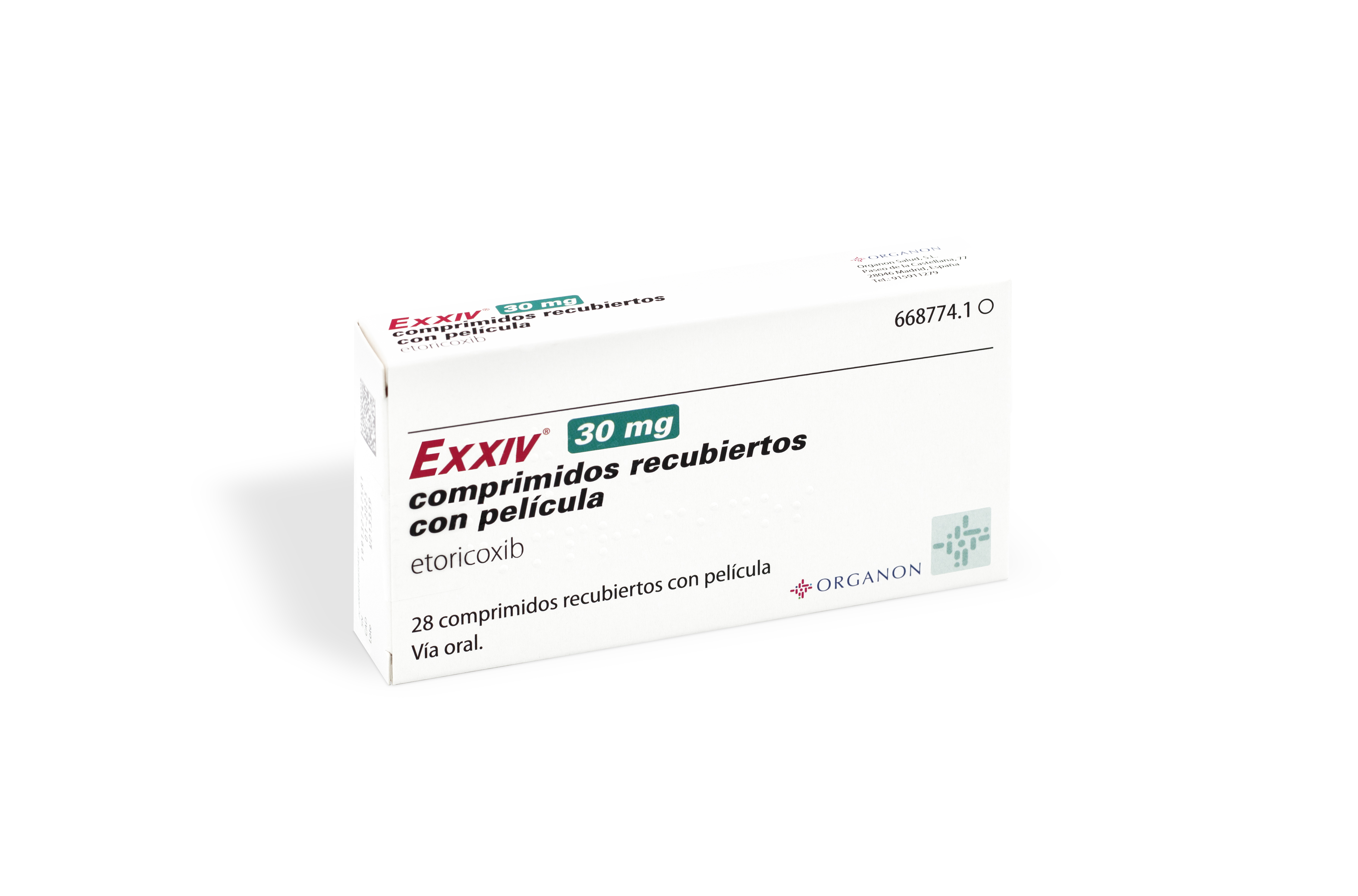EXXIV 30 mg 28 COMPRIMIDOS RECUBIERTOS