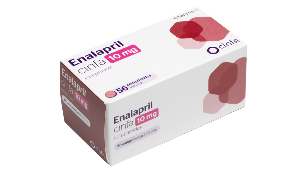 ENALAPRIL CINFA 10 mg 56 COMPRIMIDOS