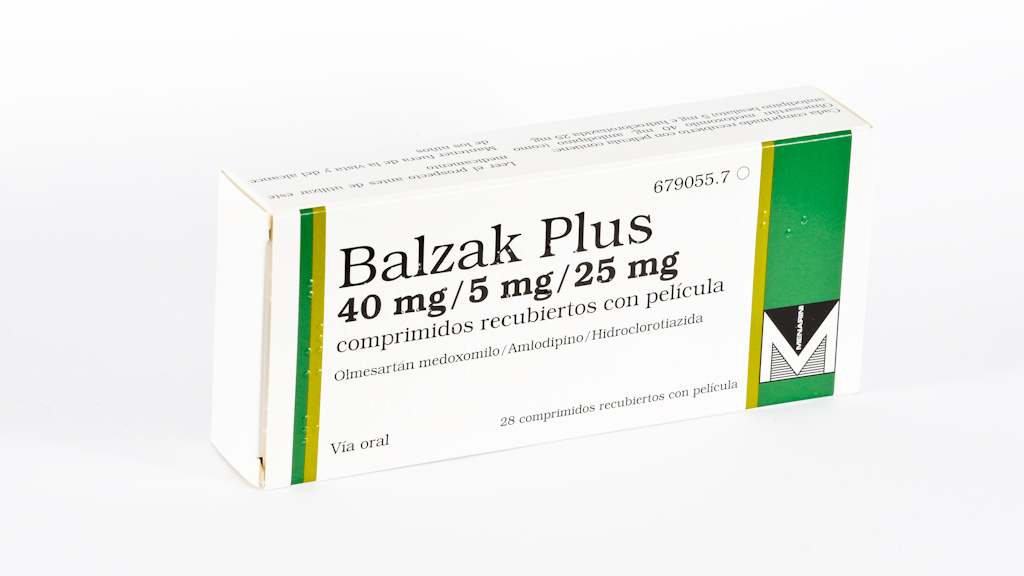 BALZAK PLUS 40 mg/5 mg/25 mg 28 COMPRIMIDOS RECUBIERTOS