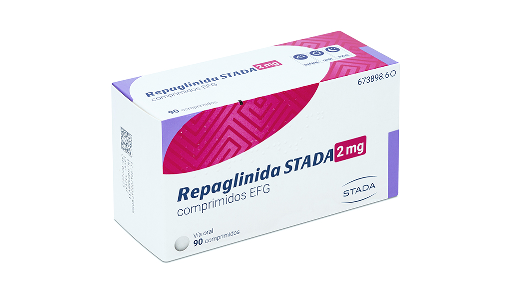 REPAGLINIDA STADA EFG 2 mg 90 COMPRIMIDOS