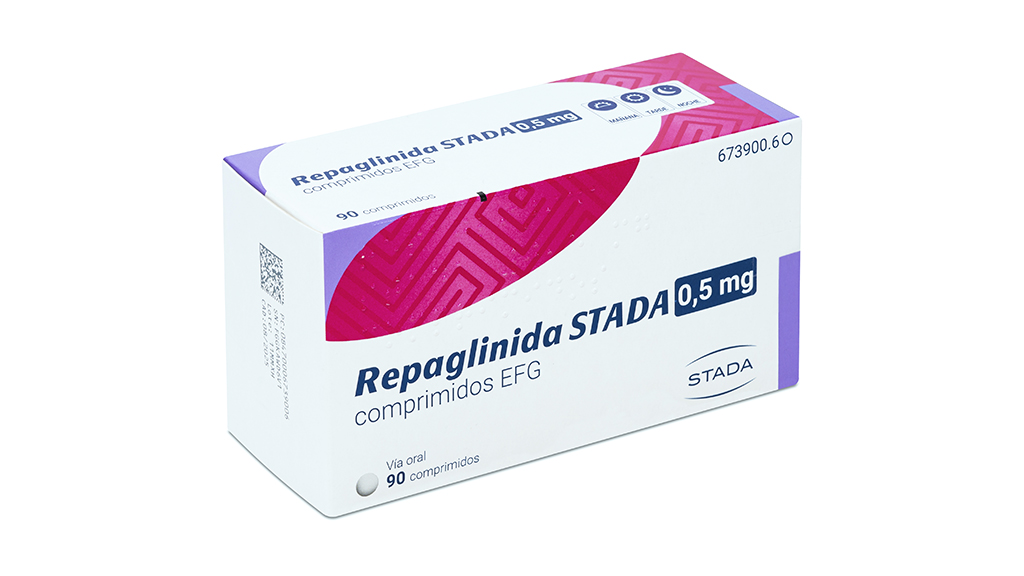 REPAGLINIDA STADA EFG 0,5 mg 90 COMPRIMIDOS