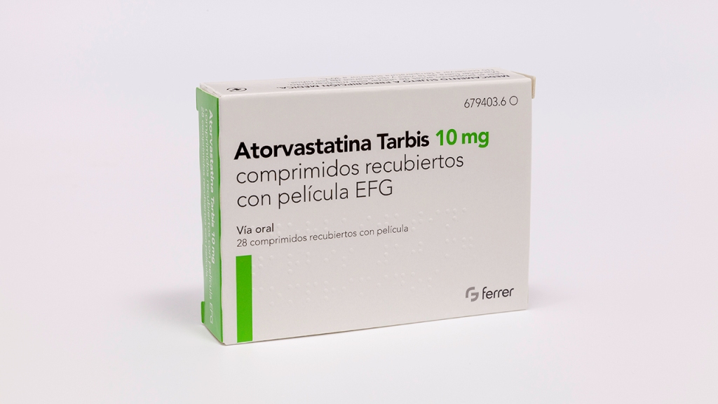 ATORVASTATINA TARBIS EFG 10 mg 28 COMPRIMIDOS RECUBIERTOS