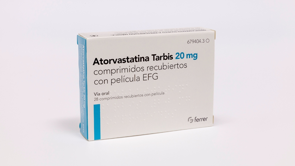 ATORVASTATINA TARBIS EFG 20 mg 28 COMPRIMIDOS RECUBIERTOS