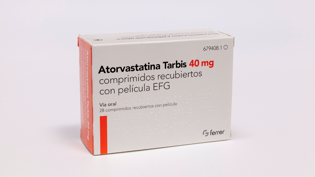 ATORVASTATINA TARBIS EFG 40 mg 28 COMPRIMIDOS RECUBIERTOS