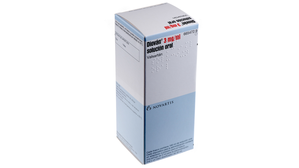 DIOVAN 3 mg/ml SOLUCION ORAL 1 FRASCO 160 ml