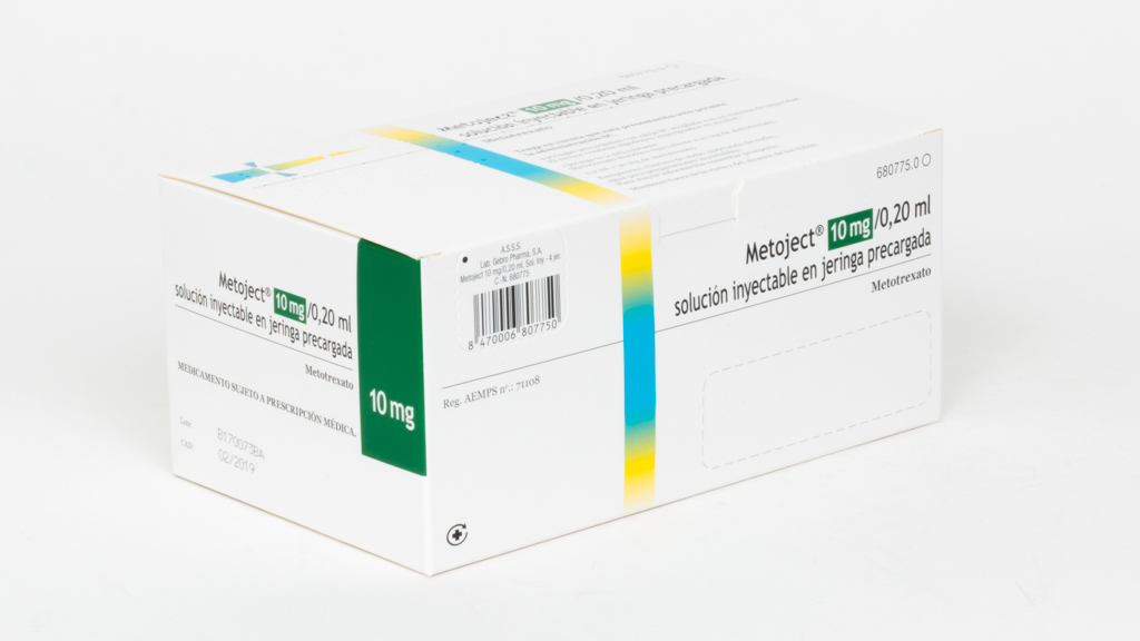 METOJECT 10 mg 4 JERINGAS PRECARGADAS SOLUCION INYECTABLE 0,2 ml