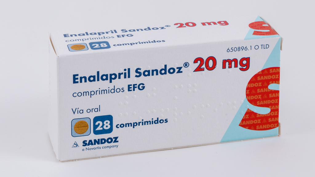 ENALAPRIL SANDOZ EFG 20 mg 500 COMPRIMIDOS