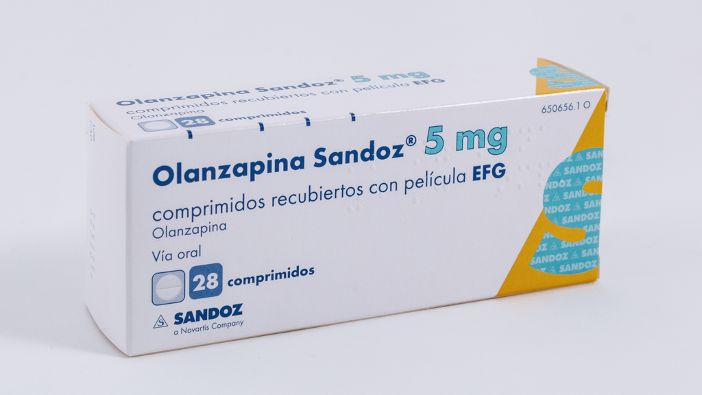 OLANZAPINA SANDOZ EFG 5 mg 28 COMPRIMIDOS RECUBIERTOS