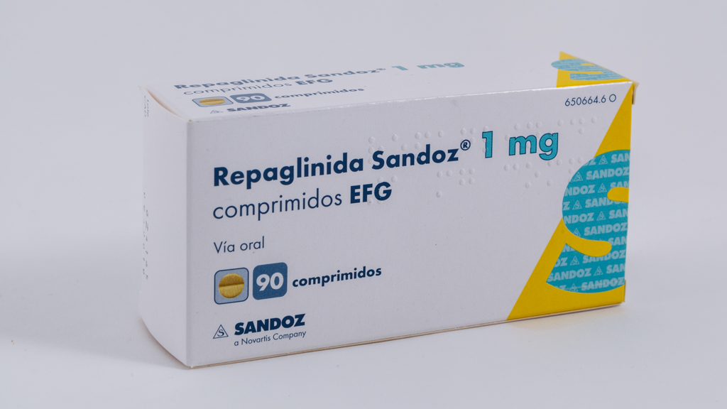REPAGLINIDA SANDOZ EFG 1 mg 90 COMPRIMIDOS