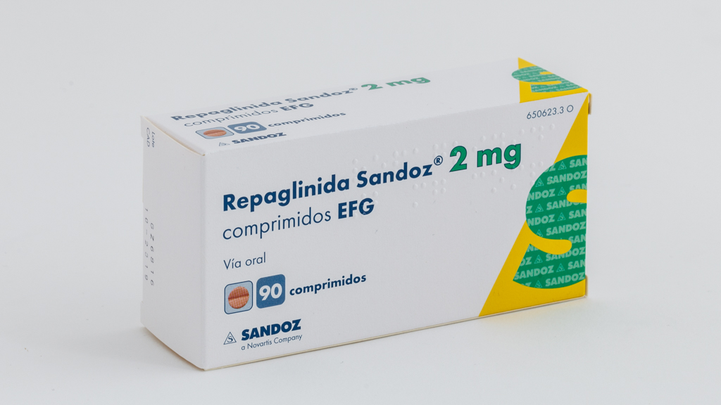 REPAGLINIDA SANDOZ EFG 2 mg 90 COMPRIMIDOS