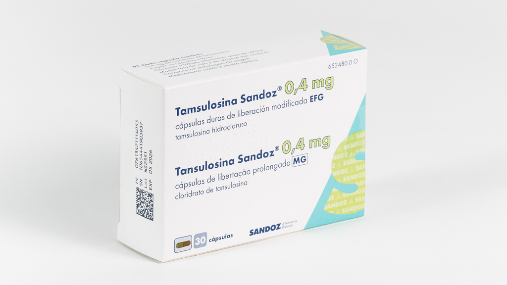 TAMSULOSINA SANDOZ EFG 0,4 mg 30 CAPSULAS LIBERACION MODIFICADA