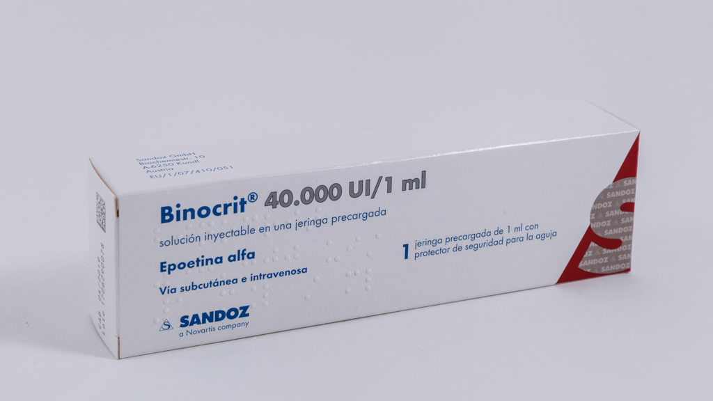BINOCRIT 40.000 UI 1 JERINGA PRECARGADA SOLUCION INYECTABLE 1 ml CON PROTECTOR