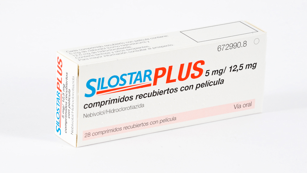 SILOSTAR PLUS 5 mg/12,5 mg 28 COMPRIMIDOS RECUBIERTOS