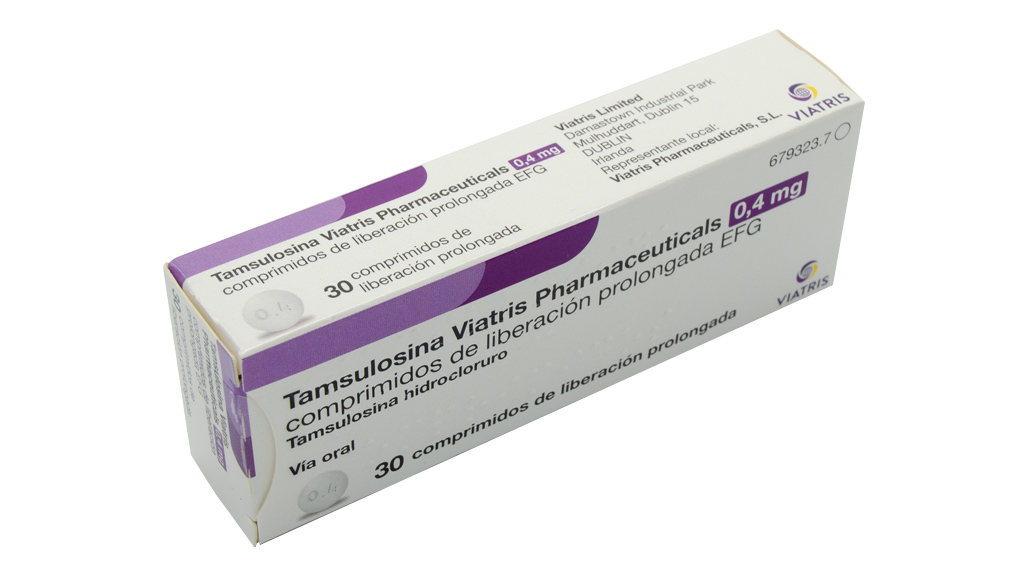 TAMSULOSINA VIATRIS PHARMACEUTICALS EFG 0,4 mg 30 COMPRIMIDOS LIBERACION PROLONGADA BLISTER PVC/PVDC-Al