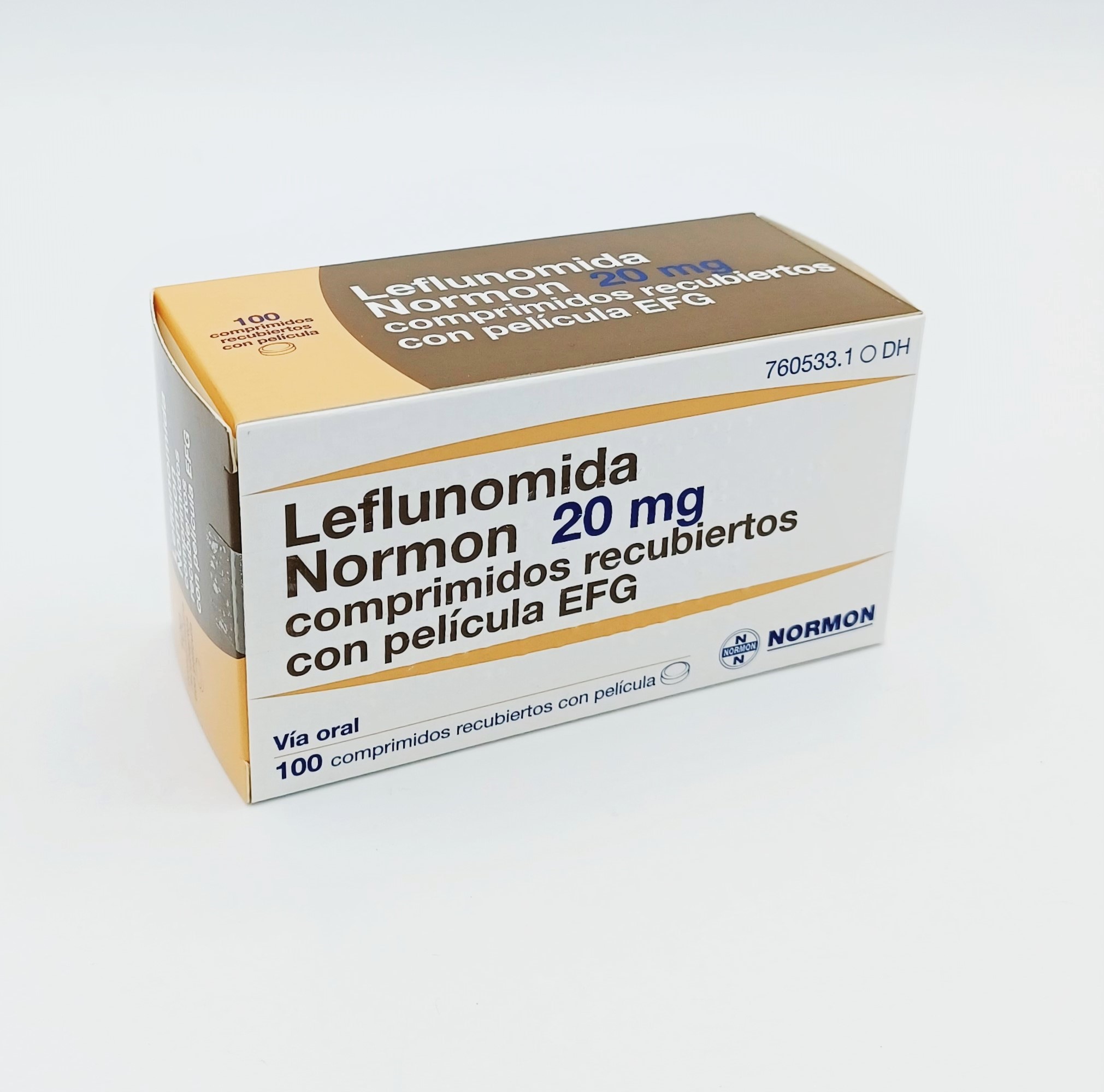 LEFLUNOMIDA NORMON EFG 20 mg 30 COMPRIMIDOS RECUBIERTOS