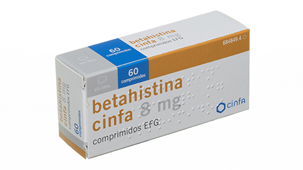 BETAHISTINA CINFA EFG 8 mg 60 COMPRIMIDOS