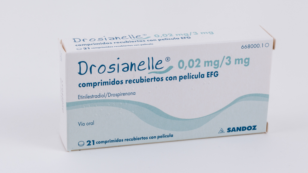 DROSIANELLE EFG 3 mg/0,02 mg 1 x 21 COMPRIMIDOS RECUBIERTOS