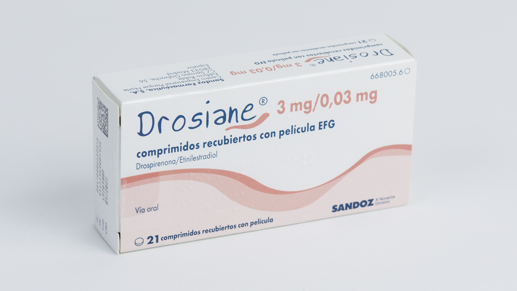 DROSIANE EFG 0,03 mg/3 mg 3 x 21 COMPRIMIDOS RECUBIERTOS