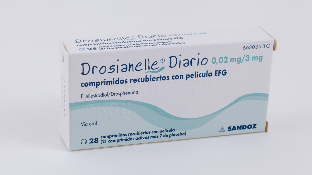 DROSIANELLE DIARIO EFG 0,02 mg/3 mg 3 x 28 COMPRIMIDOS RECUBIERTOS 21+7