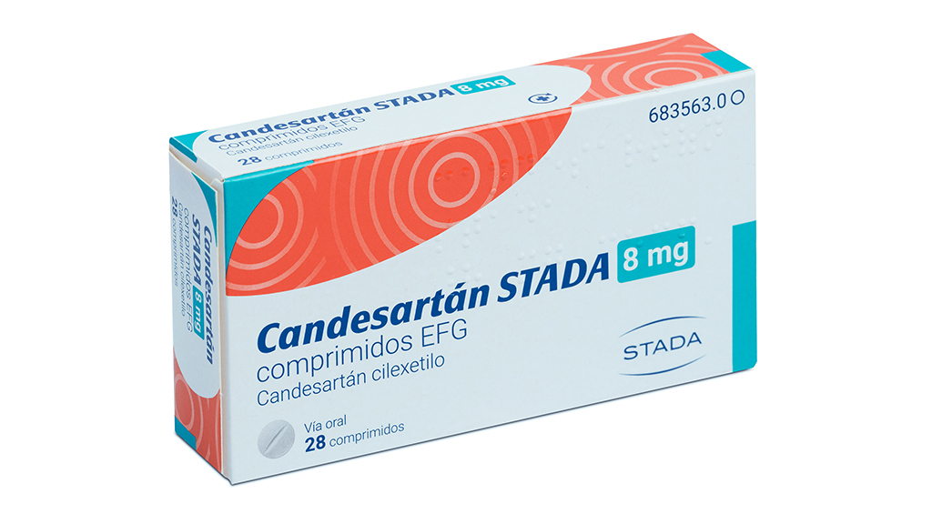 CANDESARTAN STADA EFG 8 mg 28 COMPRIMIDOS