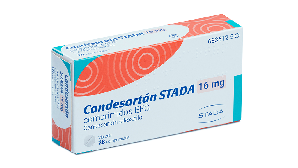 CANDESARTAN STADA EFG 16 mg 28 COMPRIMIDOS