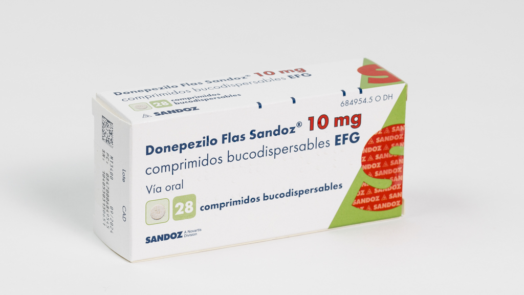 DONEPEZILO FLAS SANDOZ EFG 10 mg 28 COMPRIMIDOS BUCODISPERSABLES