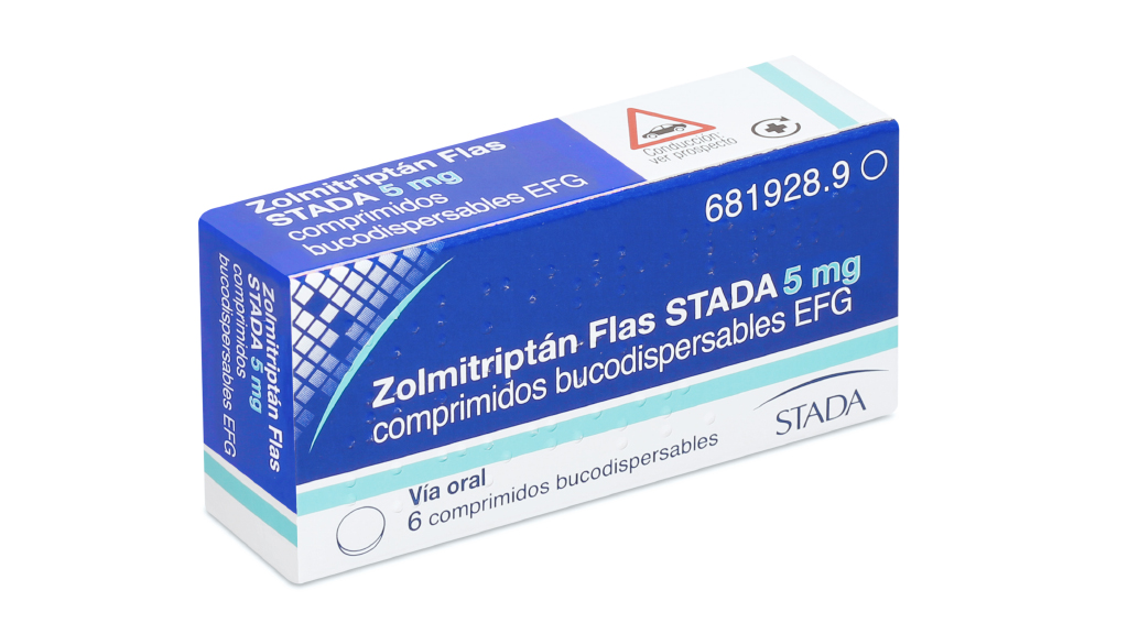 ZOLMITRIPTAN FLAS STADA EFG 5 mg 6 COMPRIMIDOS BUCODISPERSABLES