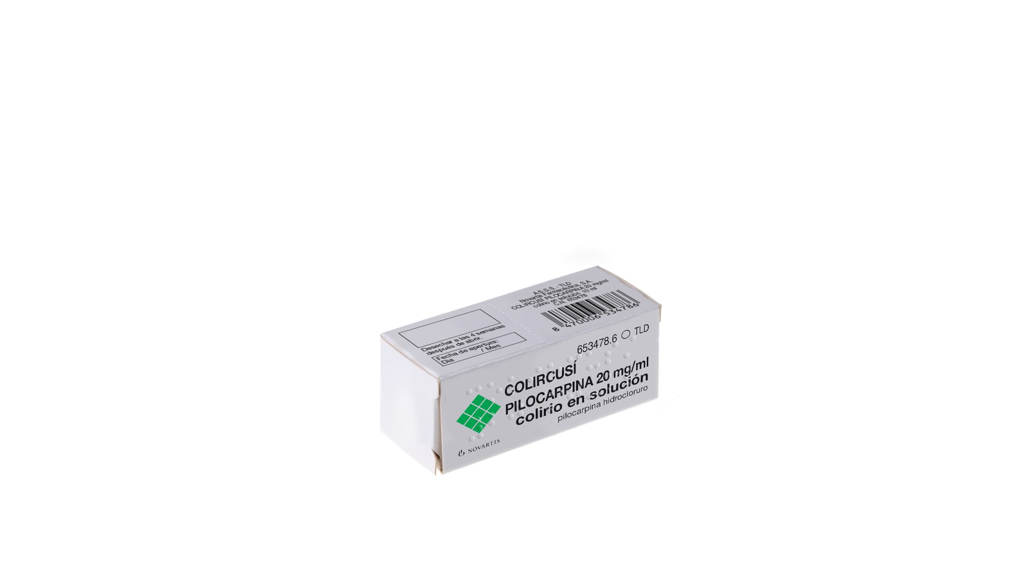 COLIRCUSI PILOCARPINA 20 mg/ml COLIRIO EN SOLUCION 1 FRASCO 10 ml