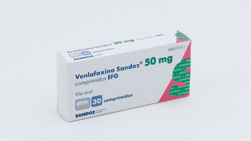 VENLAFAXINA SANDOZ EFG 50 mg 30 COMPRIMIDOS