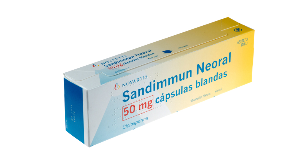 SANDIMMUN NEORAL 50 mg 30 CAPSULAS BLANDAS