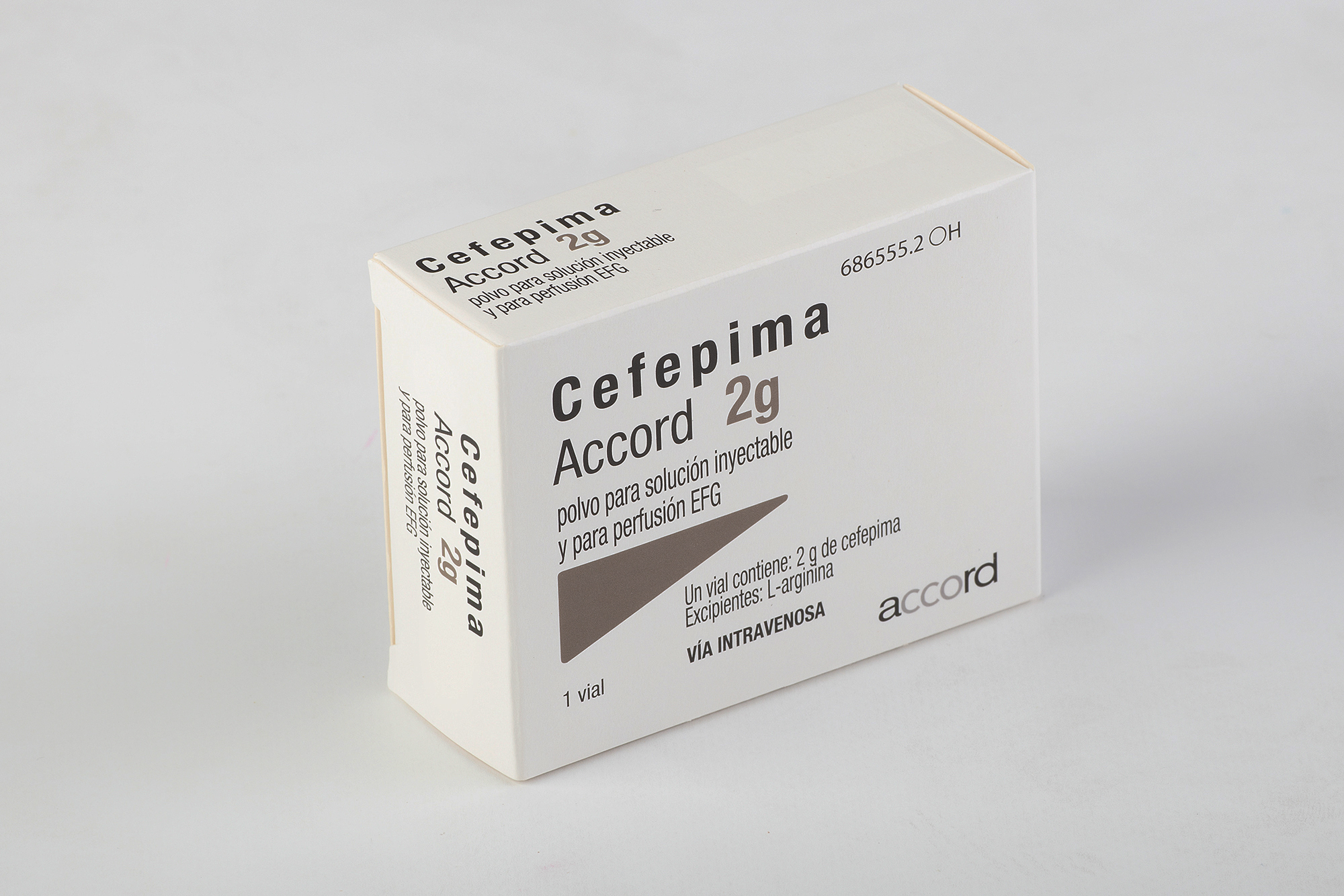 CEFEPIMA ACCORD EFG 2 g 1 VIAL POLVO PARA SOLUCION INYECTABLE Y PARA PERFUSION