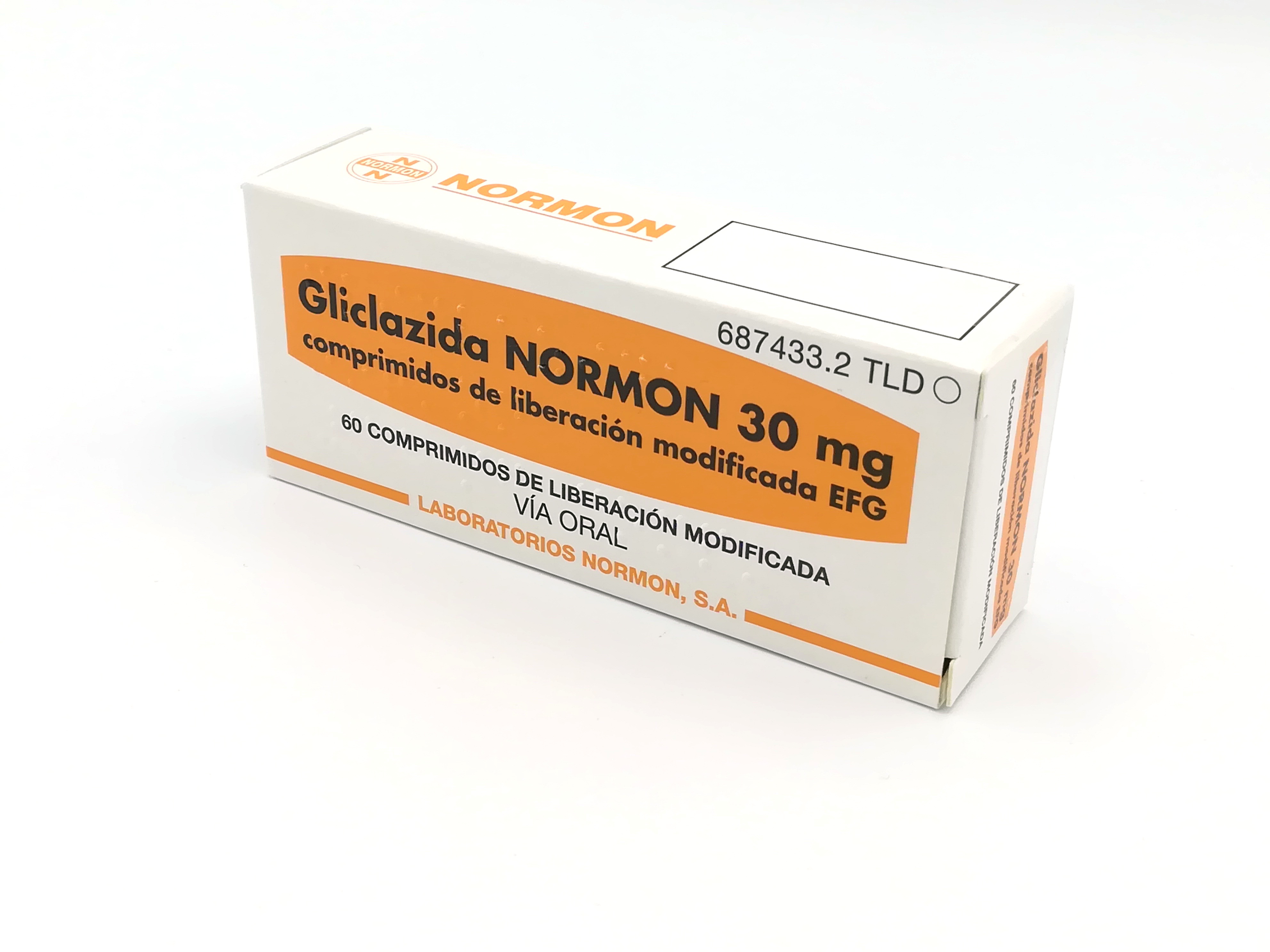 GLICLAZIDA NORMON EFG 30 mg 60 COMPRIMIDOS LIBERACION MODIFICADA