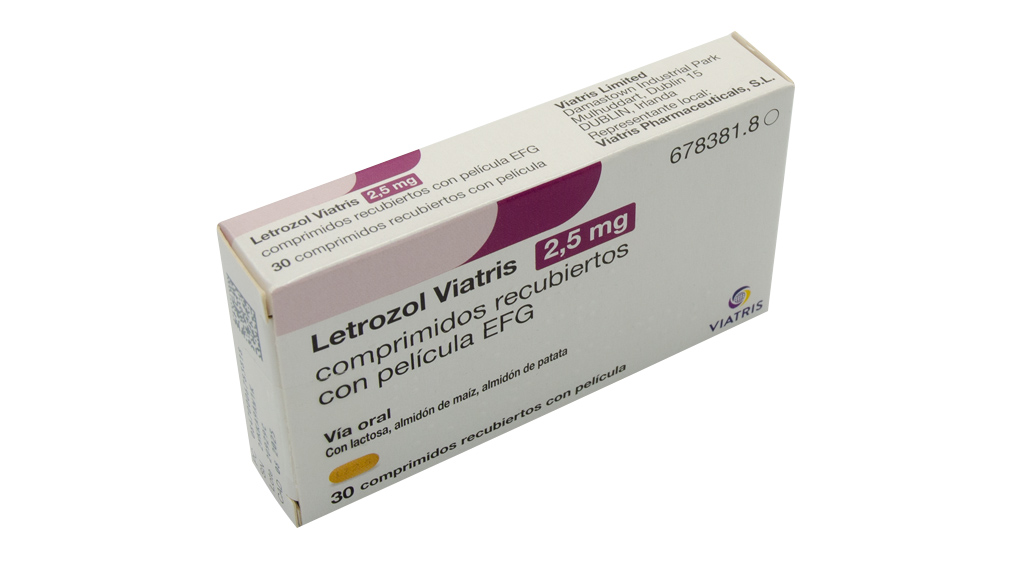 LETROZOL VIATRIS EFG 2,5 mg 30 COMPRIMIDOS RECUBIERTOS