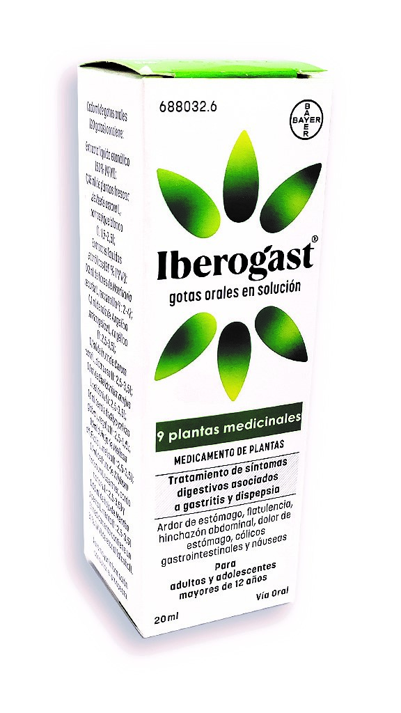 IBEROGAST GOTAS ORALES EN SOLUCION 1 FRASCO 100 ml