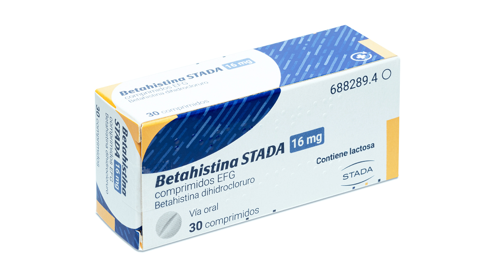 BETAHISTINA STADA EFG 16 mg 30 COMPRIMIDOS