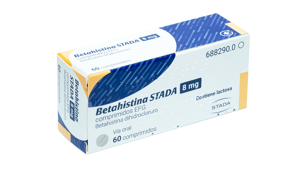 BETAHISTINA STADA EFG 8 mg 60 COMPRIMIDOS